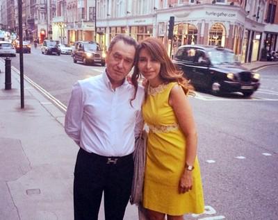 Мудалал Хури с женой в Лондоне