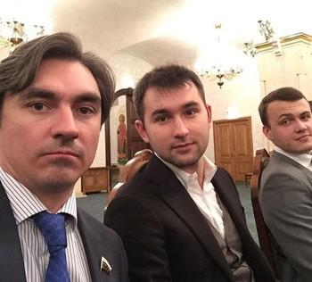 Слева направо: Андрей Свинцов, Михаил Дашкиев