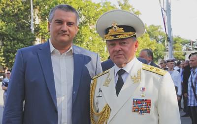 Сергей Аксенов и Олег Белавенцев (справа)