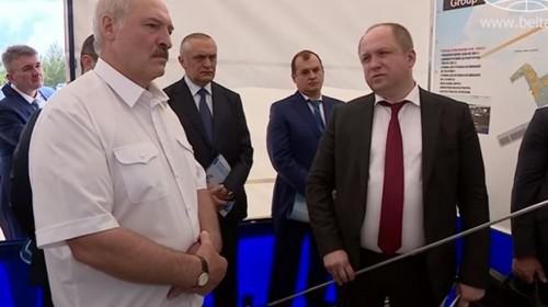 Слева направо: Александр Лукашенко, Александр Зайцев, Алексей Алексин, Николай Воробей