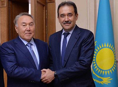 Нурсултан Назарбаев (слева) и Карим Масимов