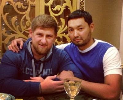Рамзан Кадыров (слева) и Кенес Ракишев