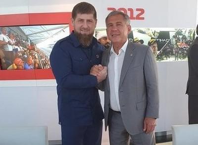 Рамзан Кадыров (слева) и Рустам Минниханов