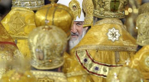 Патриарх Кирилл (в центре)