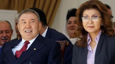 Нурсултан и Дарига Назарбаевы