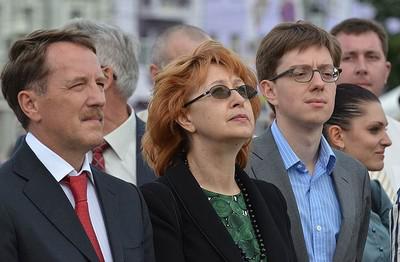 Слева направо: Алексей Гордеев, Татьяна Гордеева, Никита Гордеев
