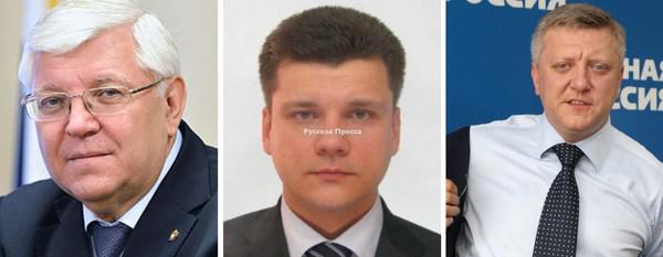 Слева направо: Федор, Михаил и Дмитрий Вяткины