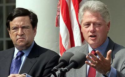 Билл Ричардсон (слева) и Билл Клинтон
