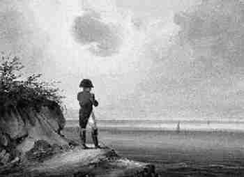 С картины XIX в. “Наполеон на острове св. Елены”