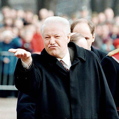 Фото: Scanpix. Ельцин в Норвегии, 1996 год.